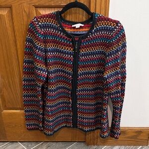 Coldwater Creek Multicolor Knit Sweater, Size L, GUC*